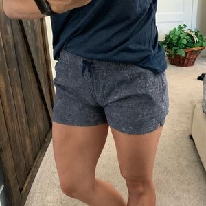 Patagonia Blue Patterned Elastic Band Shorts